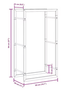 Dimensions du modèle Trièves : 94 x 50 x 28 cm