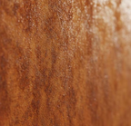 Détail de la patine de l'acier Corten