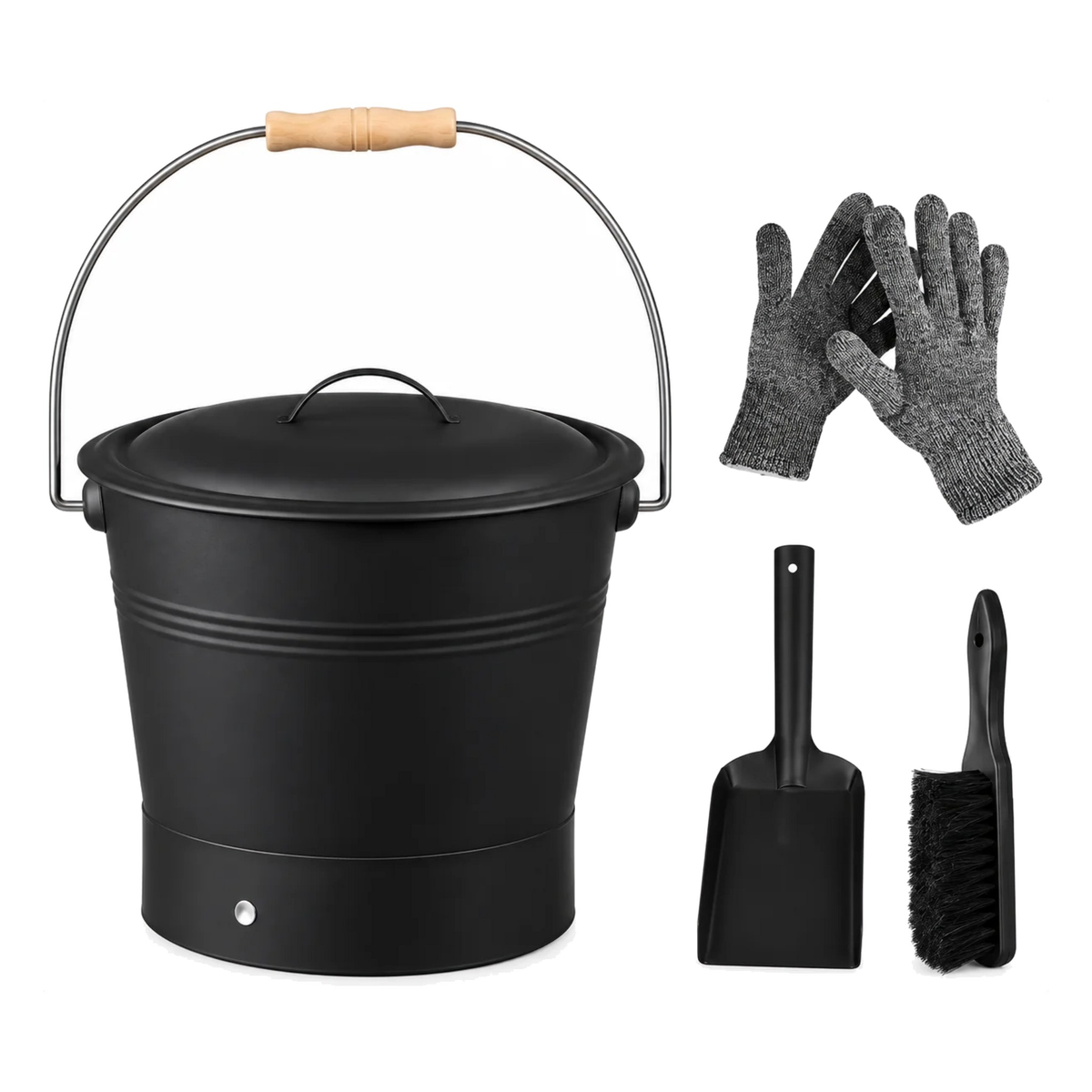 Kit seau à cendres inclus dans l'ensemble coin du feu