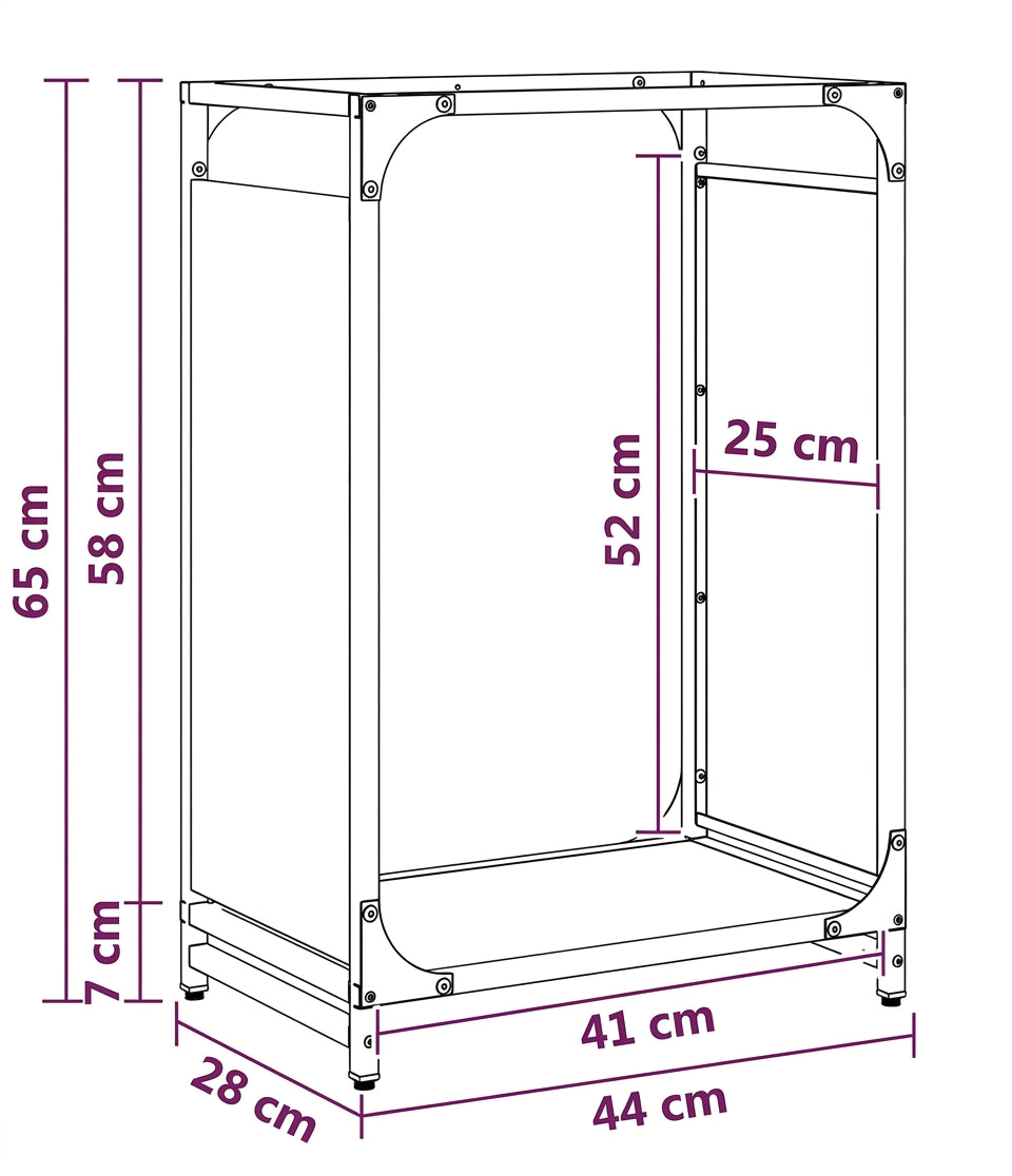 Dimensions du modèle Belledonne : 65 x 44 x 28 cm
