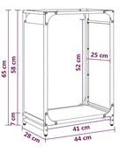 Dimensions du modèle Belledonne : 65 x 44 x 28 cm