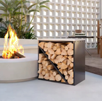 Écrins sur une terrasse